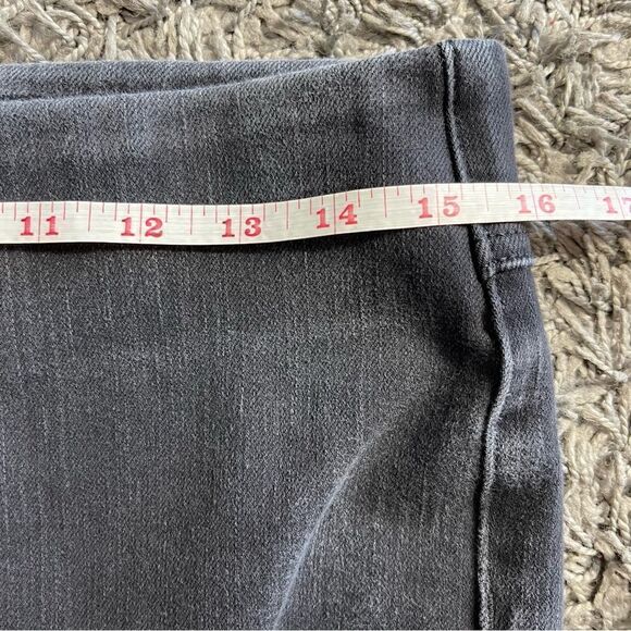 Soft Surroundings Jeans SZ M Cropped Pull-On Denim Ankle Black Stretch Denim - Picture 5 of 7
